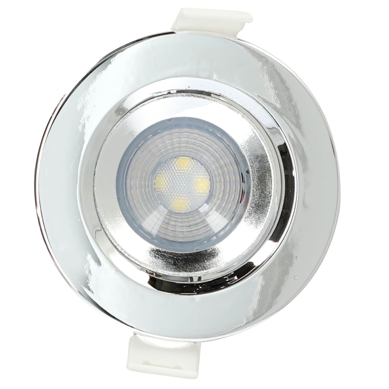 Foco Led Embutido Or. 3X1W 6500K Bicel Cromado