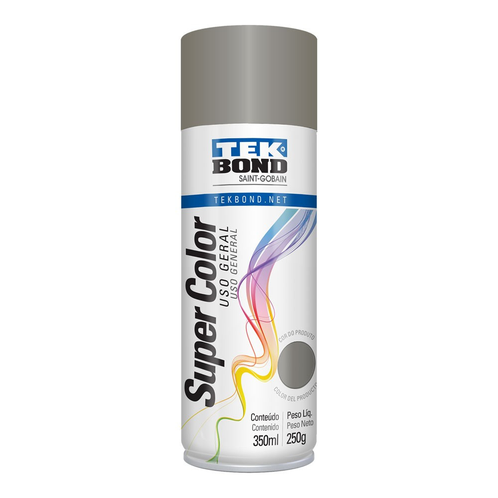 PINTURA EN SPRAY PLATINA USO GENERAL 350 ML/250G TEKBOND 69957366617