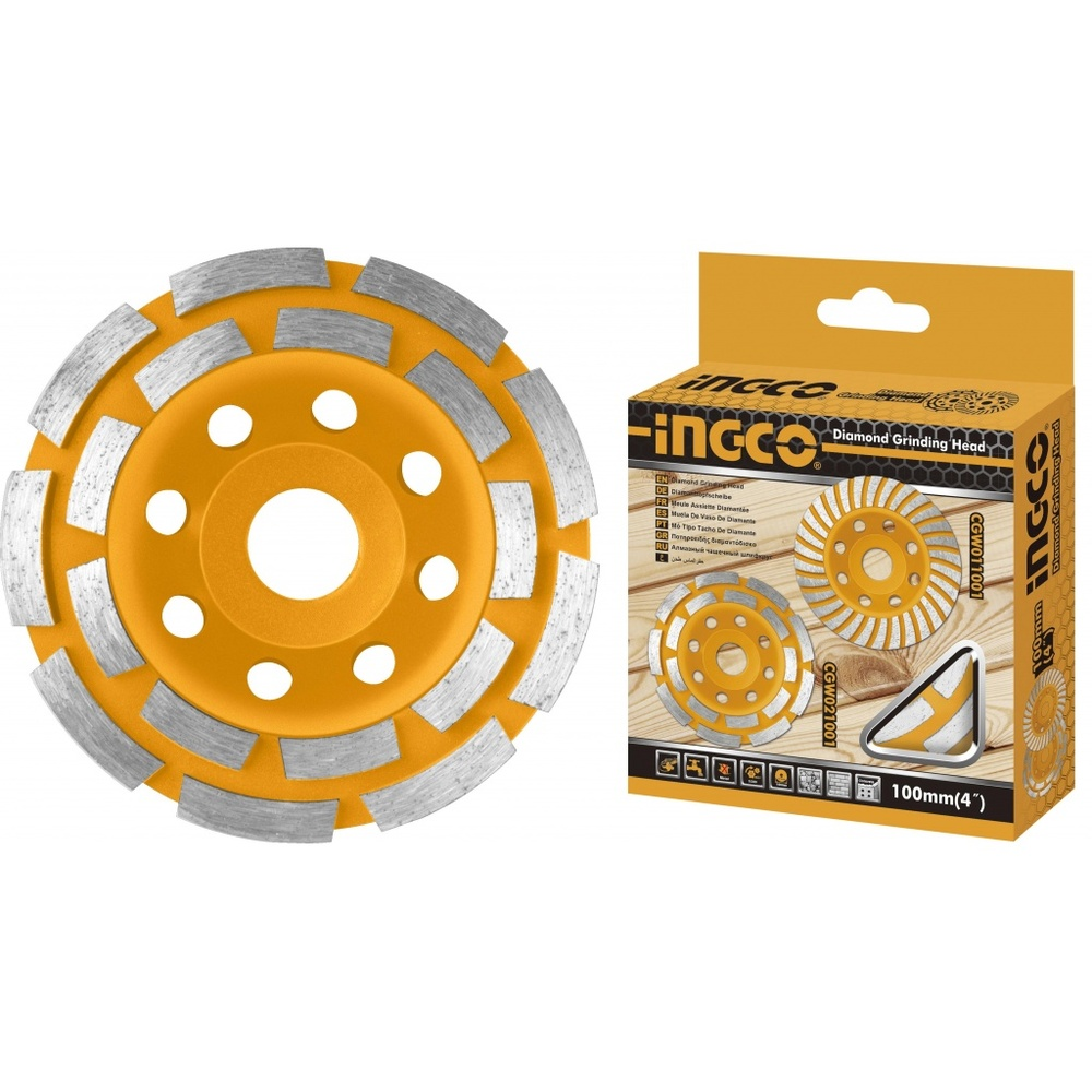 DISCO DIAMANTADO DE DESBASTE PARA HORMIGON 115MM INGCO CGW021151