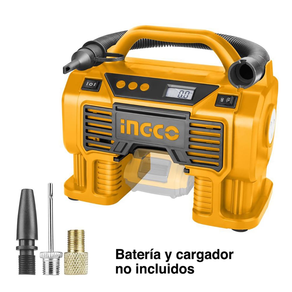 COMPRESOR PARA AUTO 20V INGCO CACLI2002