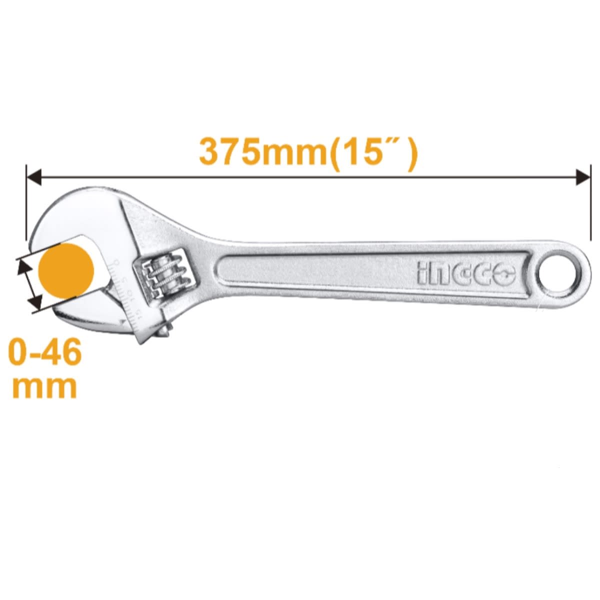 Llave inglesa ajustable (Largo: 300 mm)