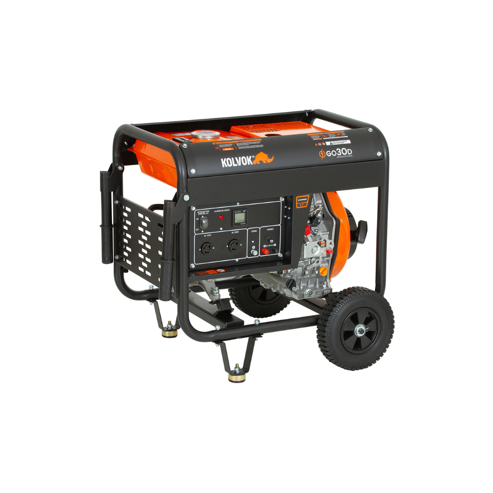 Generador Monofasico Partida Electrica Diesel 5,5Kva - Flowmak