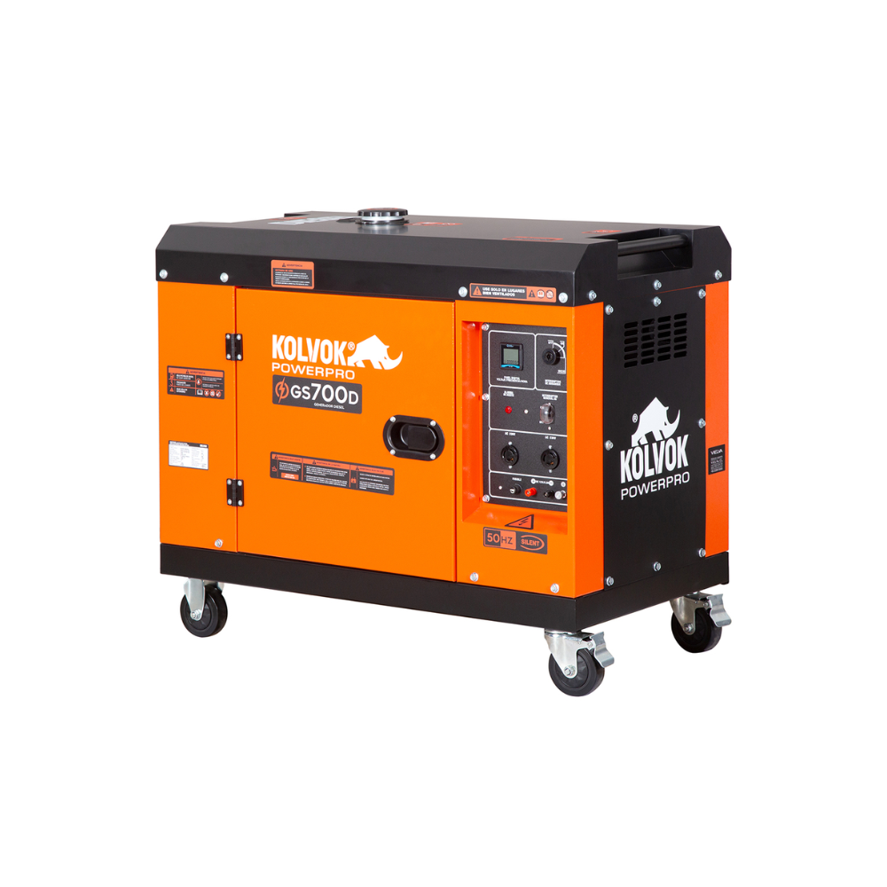 Generador Monofasico Partida Electrica Diesel 5,5Kva - Flowmak