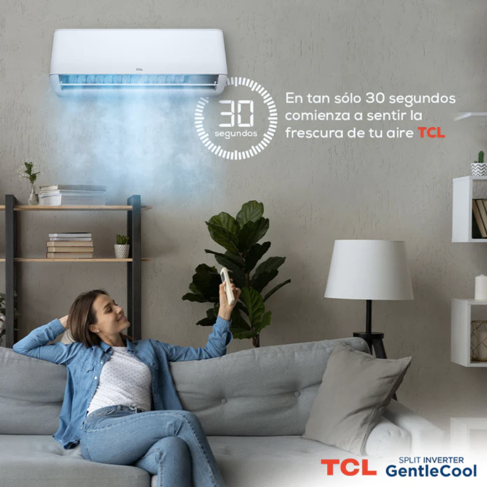 Aire Acondicionado Inverter TCL 12000 BTU Frio-Calor WIFI