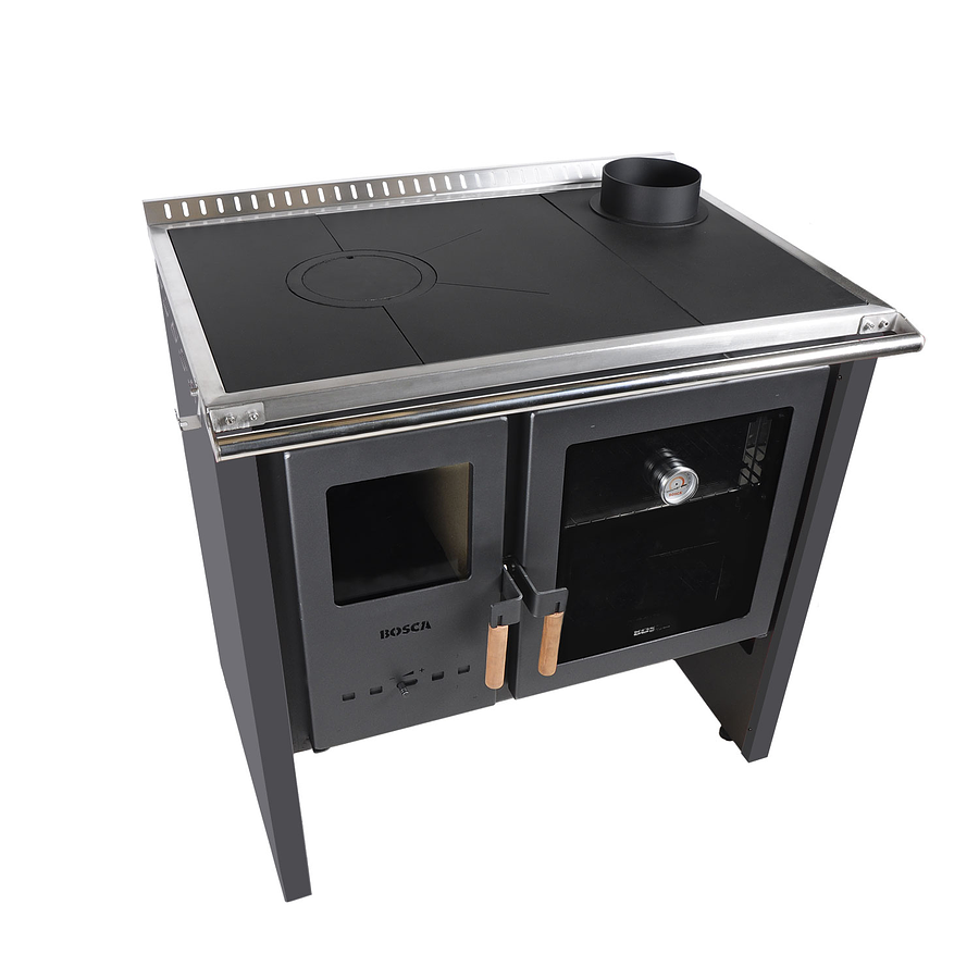 Cocina a Leña Hestia 90 Charcoal