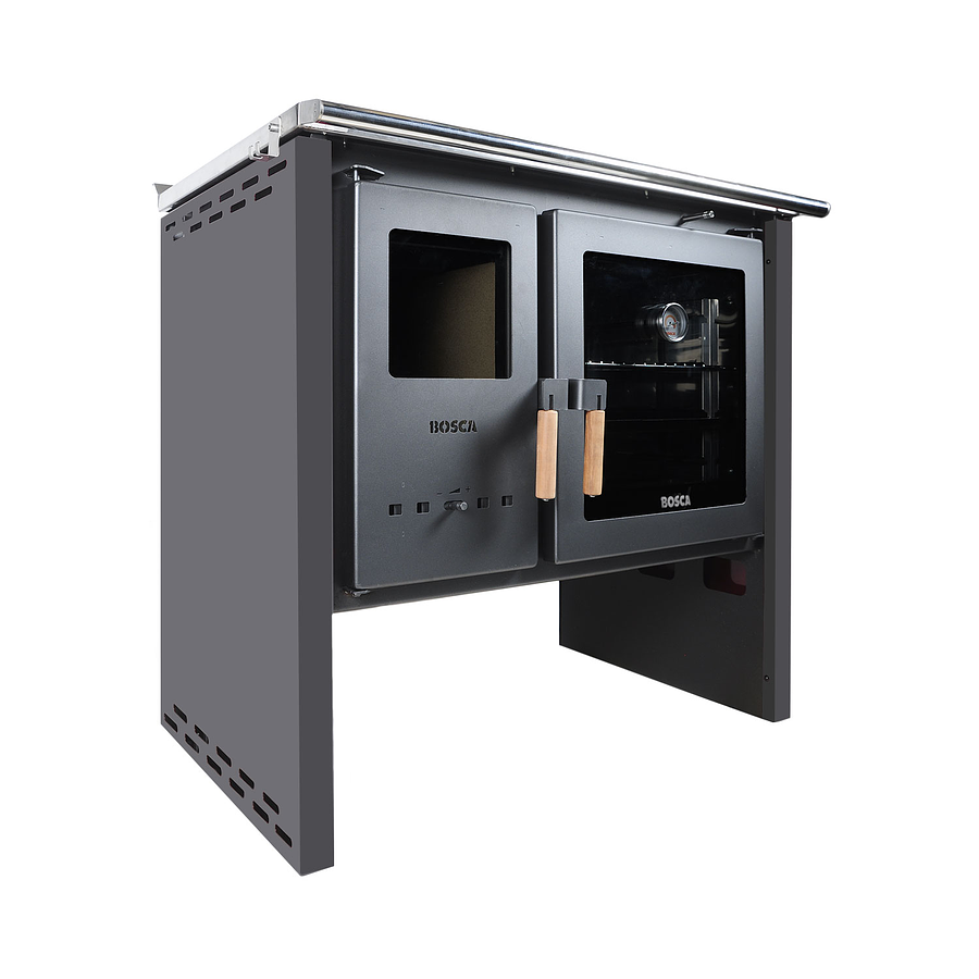 Cocina a Leña Hestia 90 Charcoal