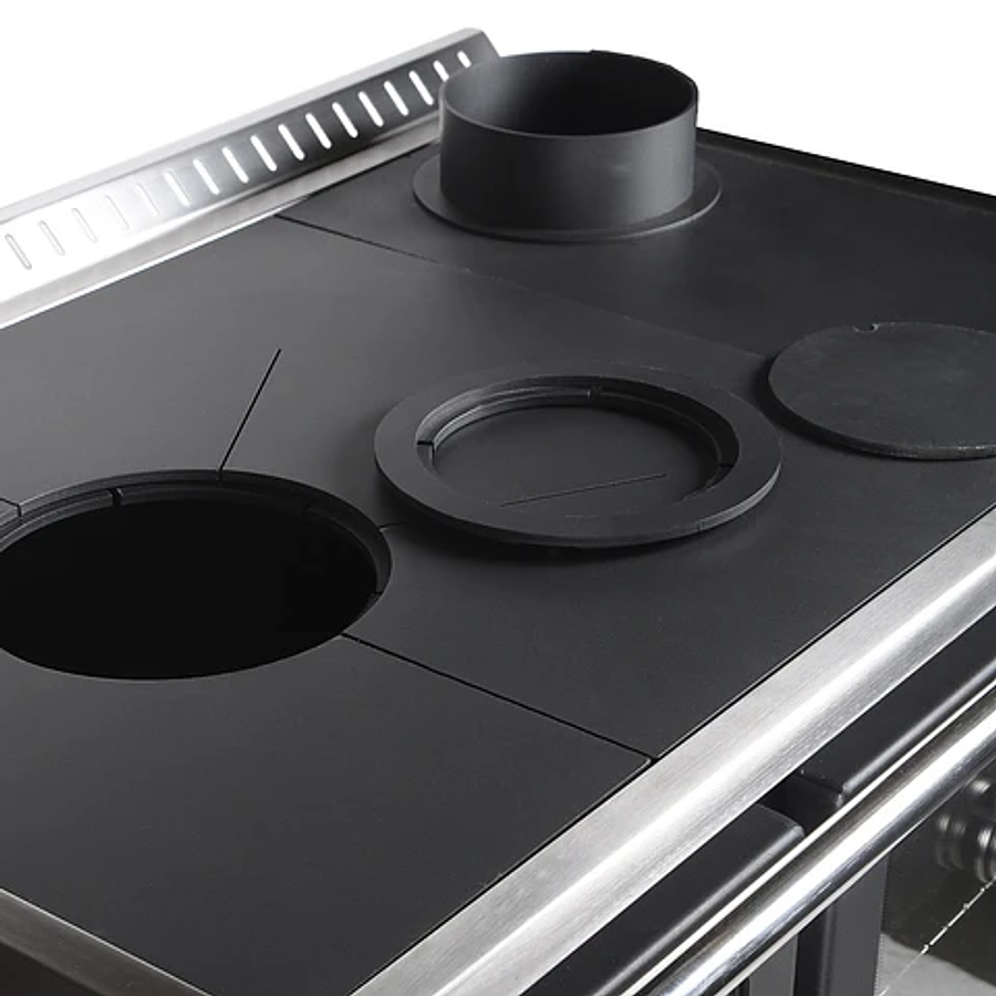 Cocina a Leña Hestia 90 Charcoal