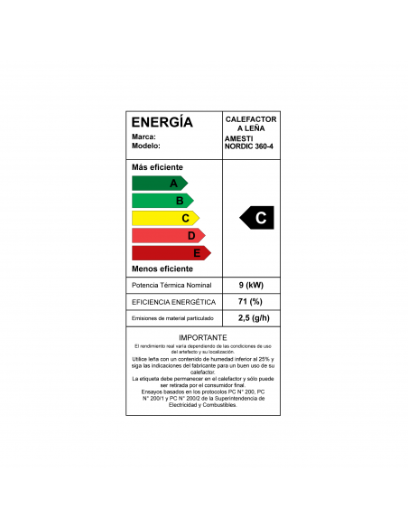 Nordic 360 | Estufa A Leña | Amesti