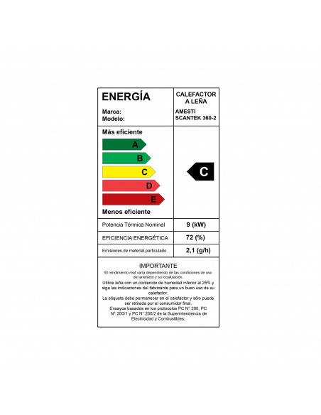 Scantek 360 | Estufa A Leña | Amesti