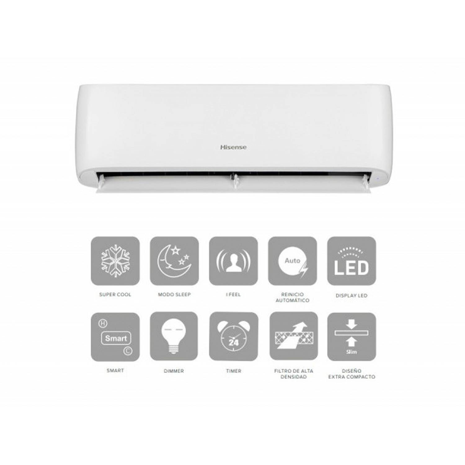 Aire Acondicionado Hisense 9.000 BTU - Inverter Expert