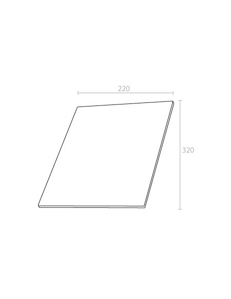 Vidrio Classic 400 - 220x320mm