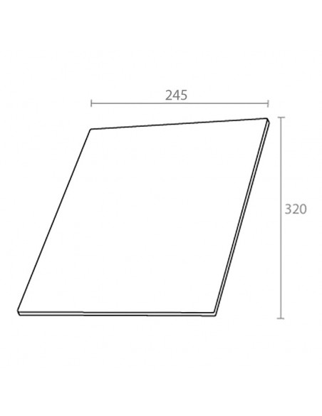 Vidrio Classic 400 - 245x320mm