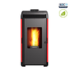 Estufa Pellet Bosca Hera+ Rojo 9 Kw