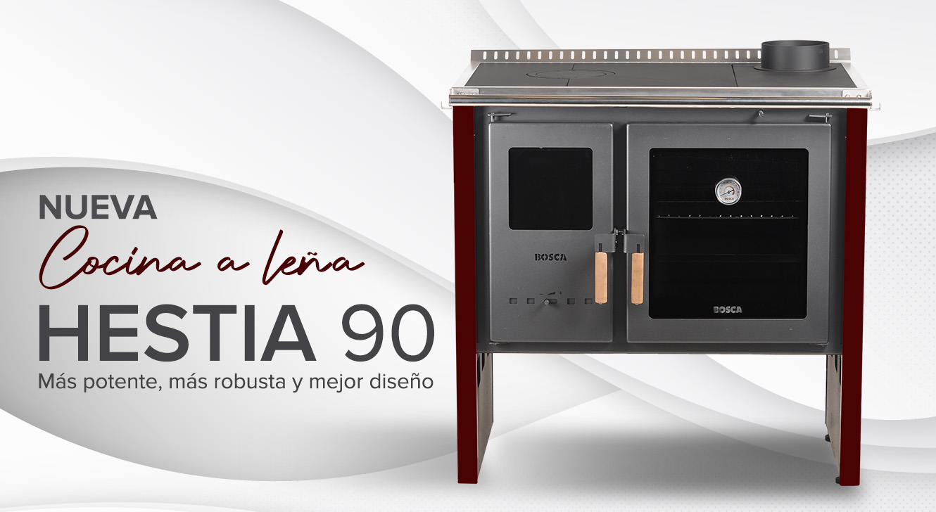 Cocina a Leña Bosca Hestia 90 Burdeo