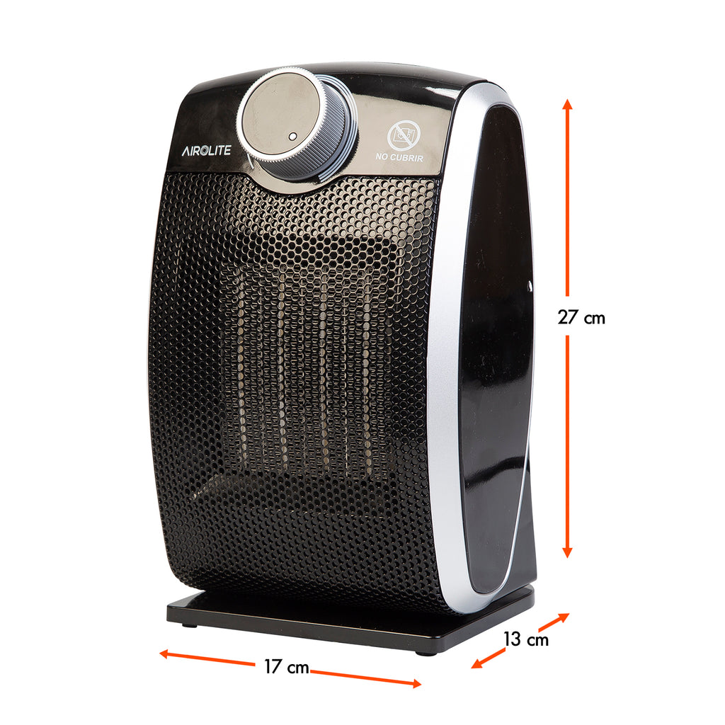 Termoventilador Vertical Curve Black Airolite