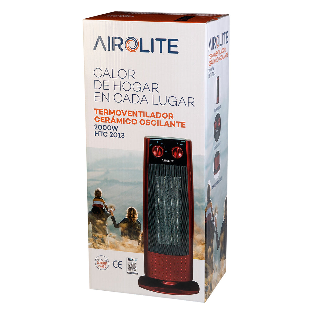 Termoventilador Cerámico Htc 2013 Oscilante Airolite