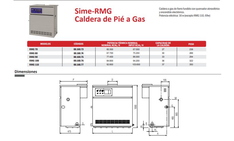 CALDERA RX 26 CE PVA IONO ESTANQUE EXP. + BOMBA