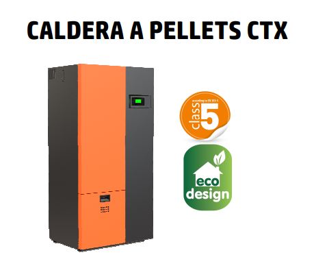 Caldera Compacta Pellet Ctx 34kw Inc. Anwo