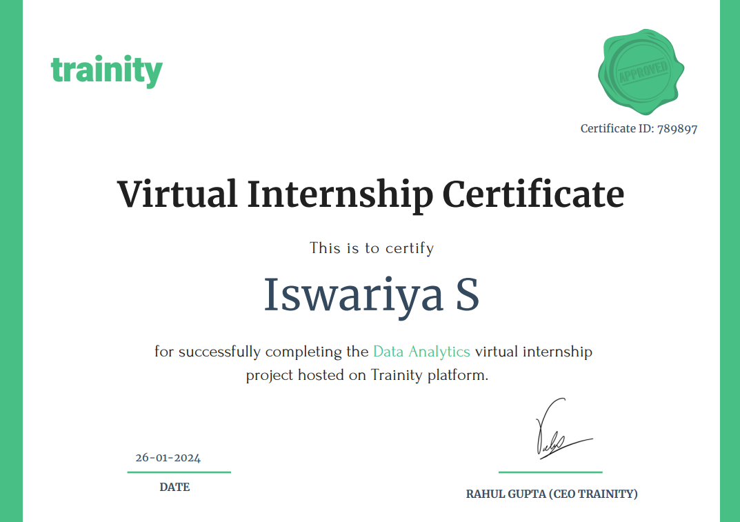 Virtual Internship
