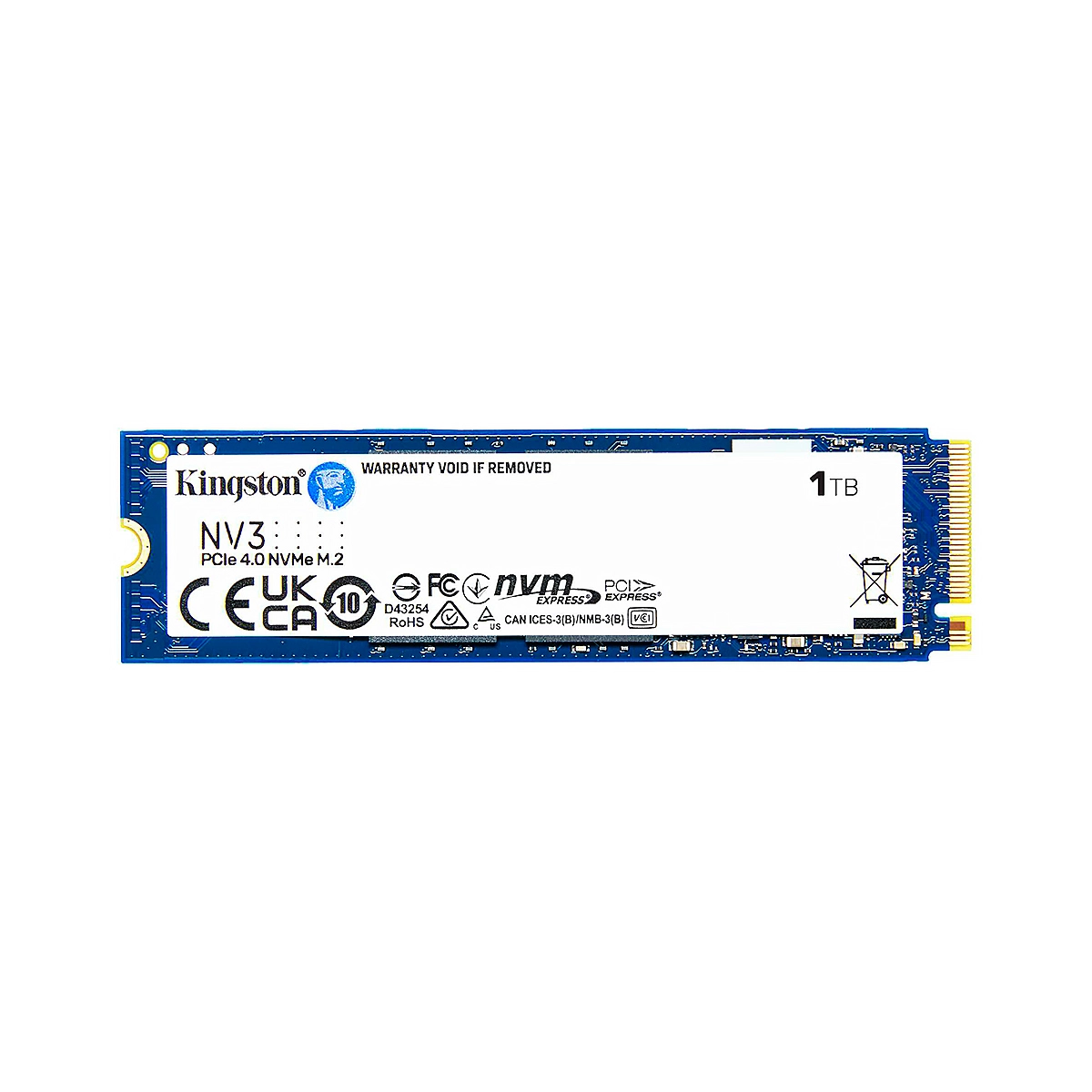 DISCO SSD KINGSTON 1TB M.2 2280 SNV3S-1000G PCIe 4.0 x 4 NVMe 6000-4000MB-s NAND 3D
