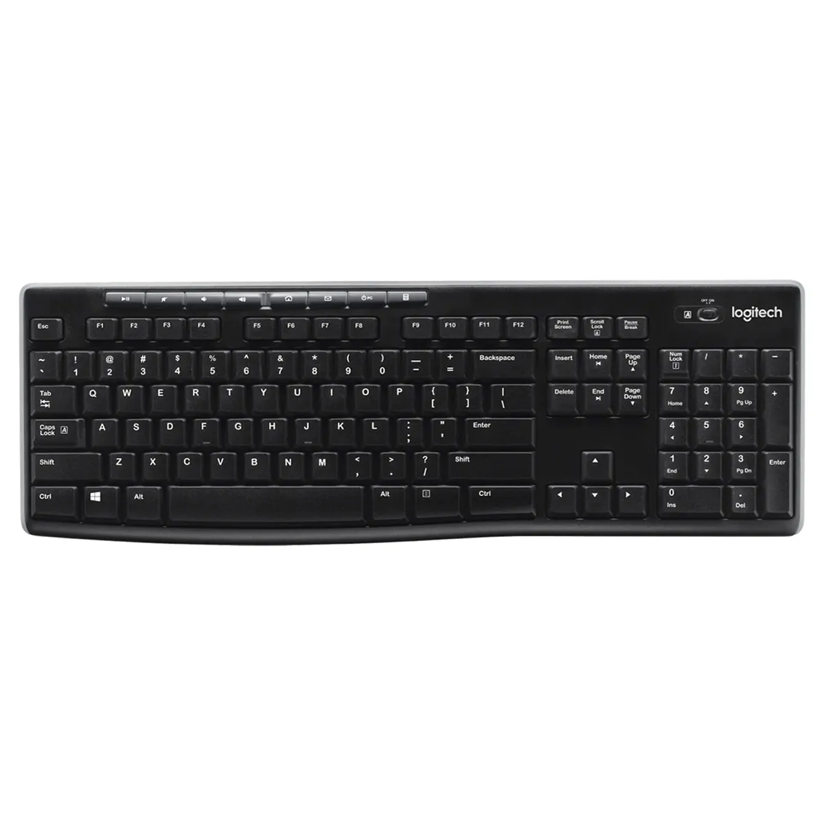 TECLADO LOGITECH K270 NEGRO WIRELESS 