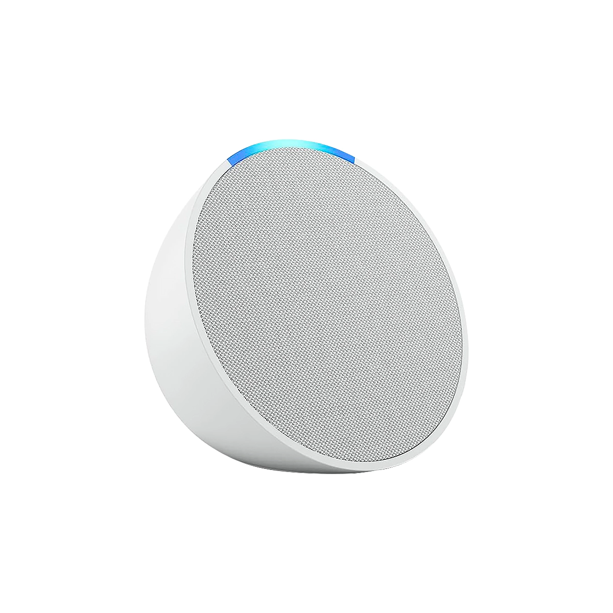 SPEAKER SMART AND COMPACT AMAZON ECHO POP WITH SHARP SOUND AND ALEXA GLACIER WHITE