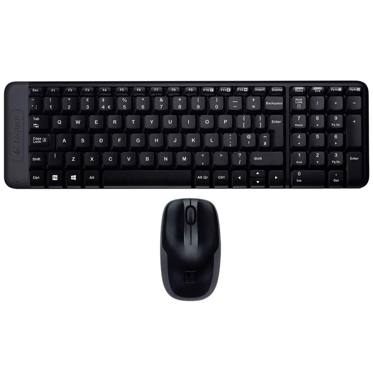 TECLADO-MOUSE COMBO LOGITECH NEGRO MK220 WIRELESS COMPACTO