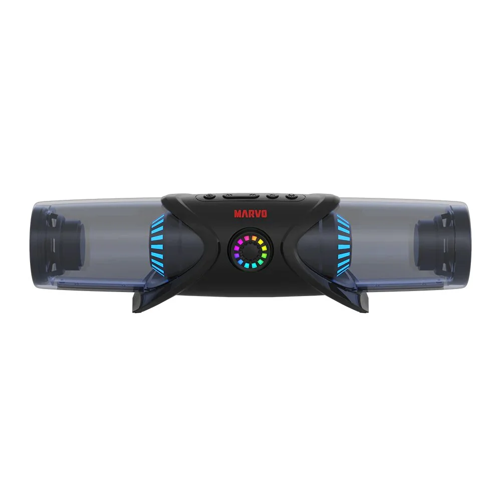 Barra de sonido Gaming MARVO SG-100 Wireless & cableado BT V.5.0 iluminación RGB