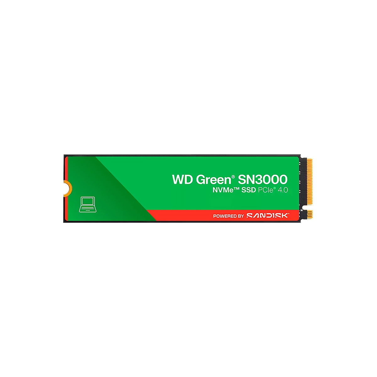 DISCO SSD WD 500GB M.2 SN3000 NVMe 5000MB-s PCIe Gen 4.0 Green