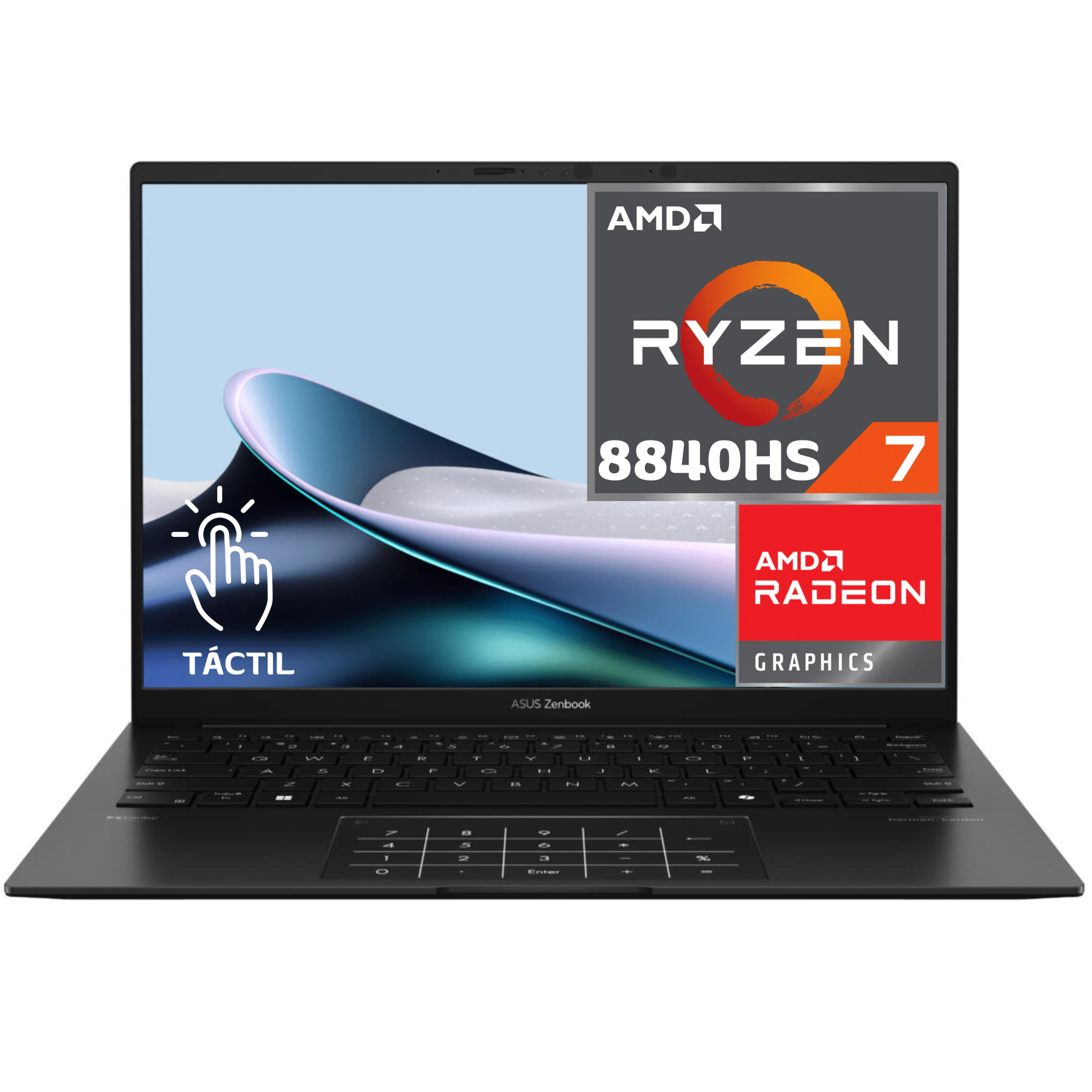 Laptop Asus Zenbook 14oled Amd Ryzen Ai 7 8840hs (8th) 512gb Ssd 16gb 14″