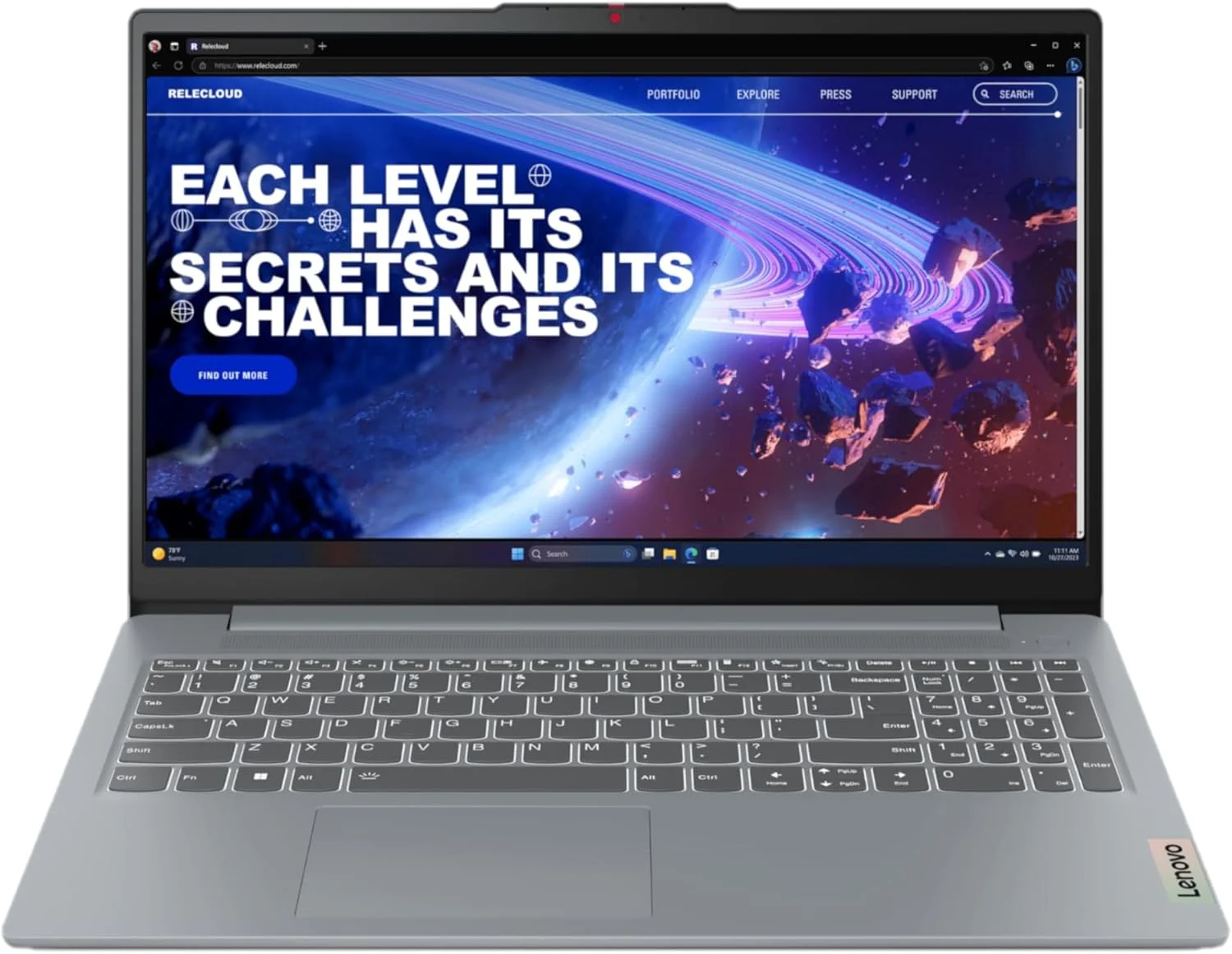 LENOVO IdeaPad Slim 3 AMD Ryzen™ 3 7320U 8GB 512GB NVMe SSD M.2 15.6" FHD