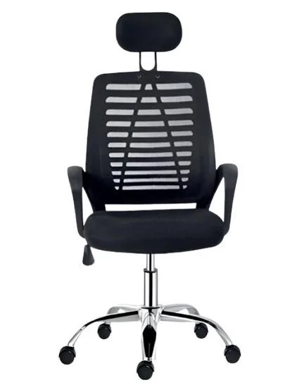 Silla de Oficina Ergonómica Apoya cabeza mesh Espaldar de malla Altura regulable Rotación 360°