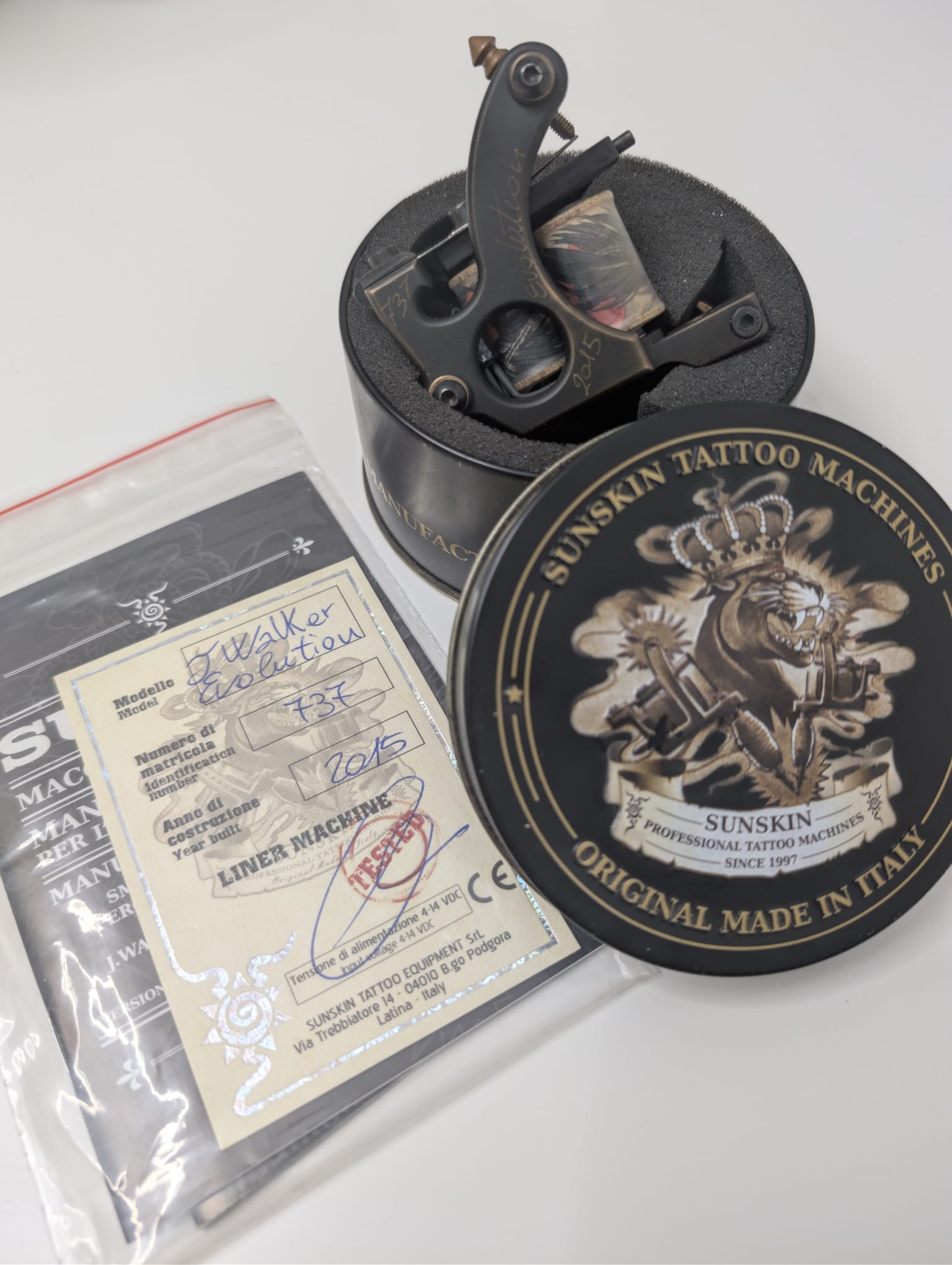 Macchinetta liner SUNSKIN J.Walker Evolution + power kit 200