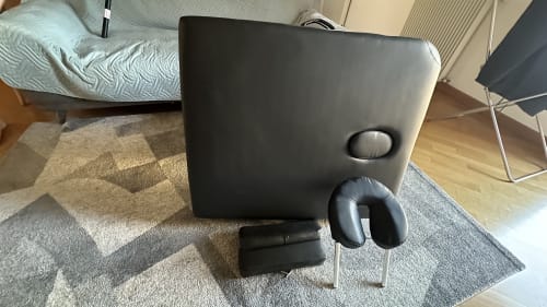 tectake® Lettino da Massaggio a 3 Zone – Pieghevole e Regolabile