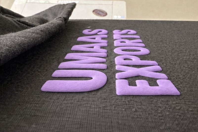 Puff Printing sample