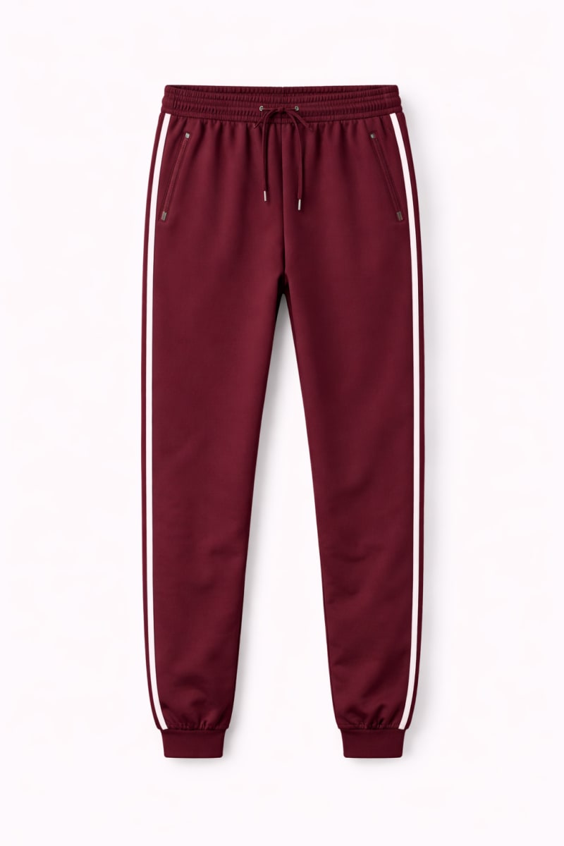 Custom track pants made by UMAAS Exports