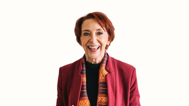 Martha Beck — Professional headshot, warm smile, engaged expression