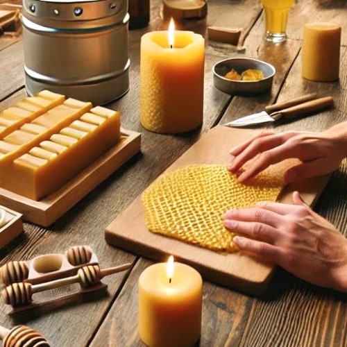 Beeswax Candle Making (Dec – Morning)