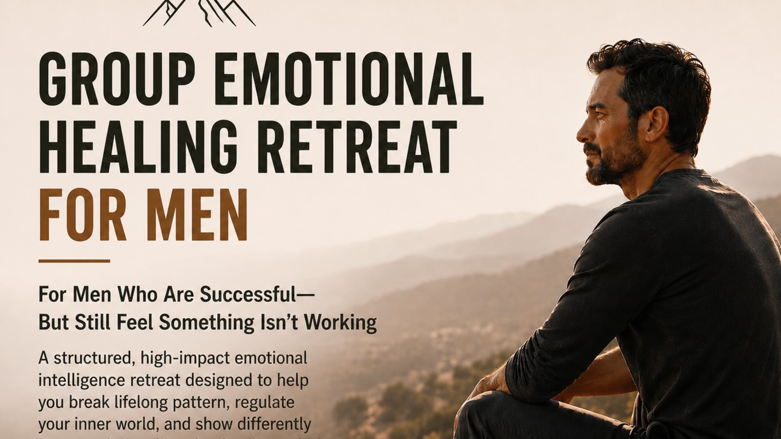 The Grounded Man: Men's Emotional Healing Retreat in Santa Fe