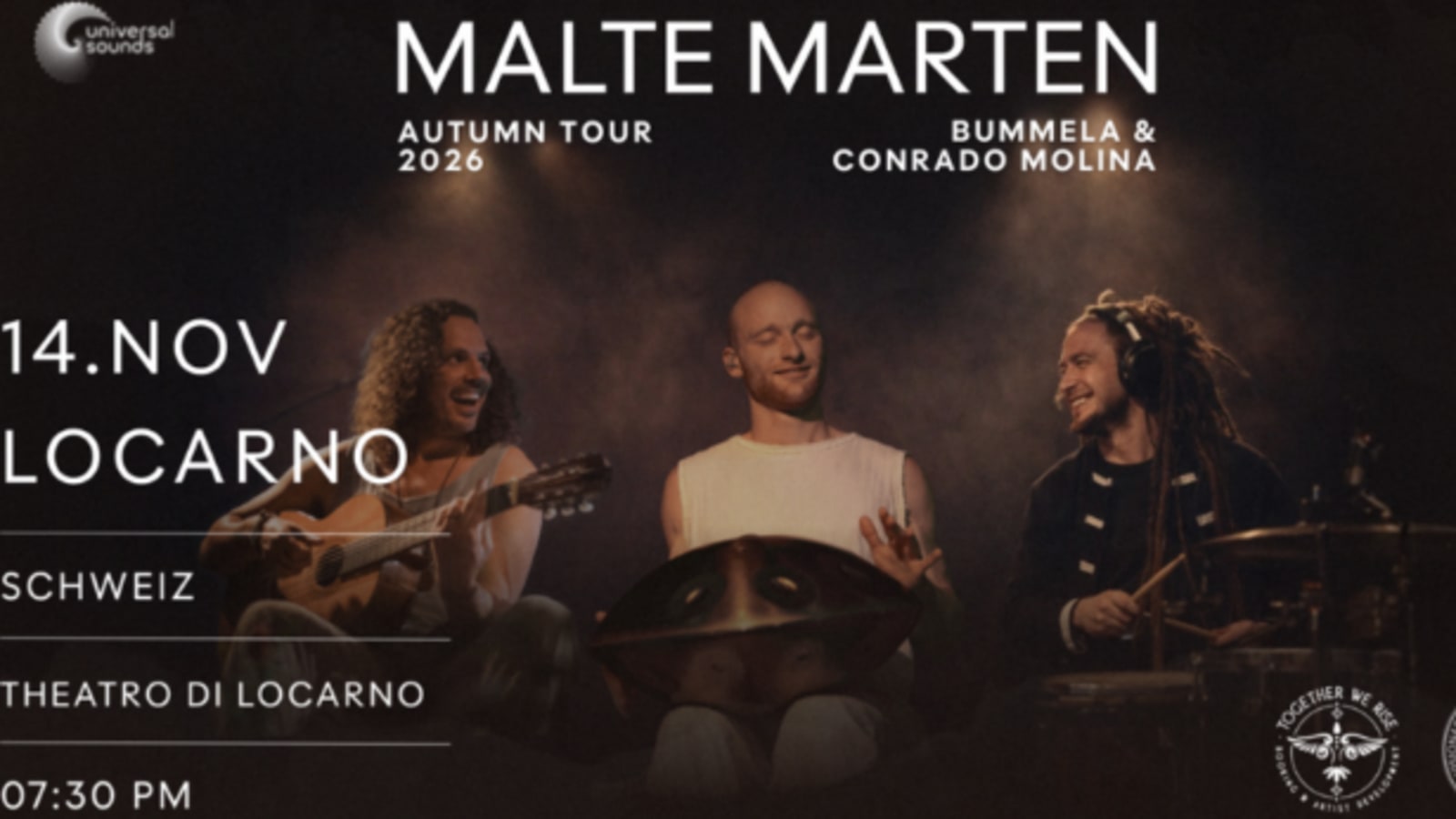 Malte Marten – Healing Frequencies Tour, Locarno