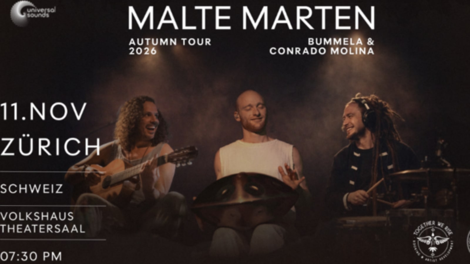 Malte Marten – Healing Frequencies Tour, Zurich