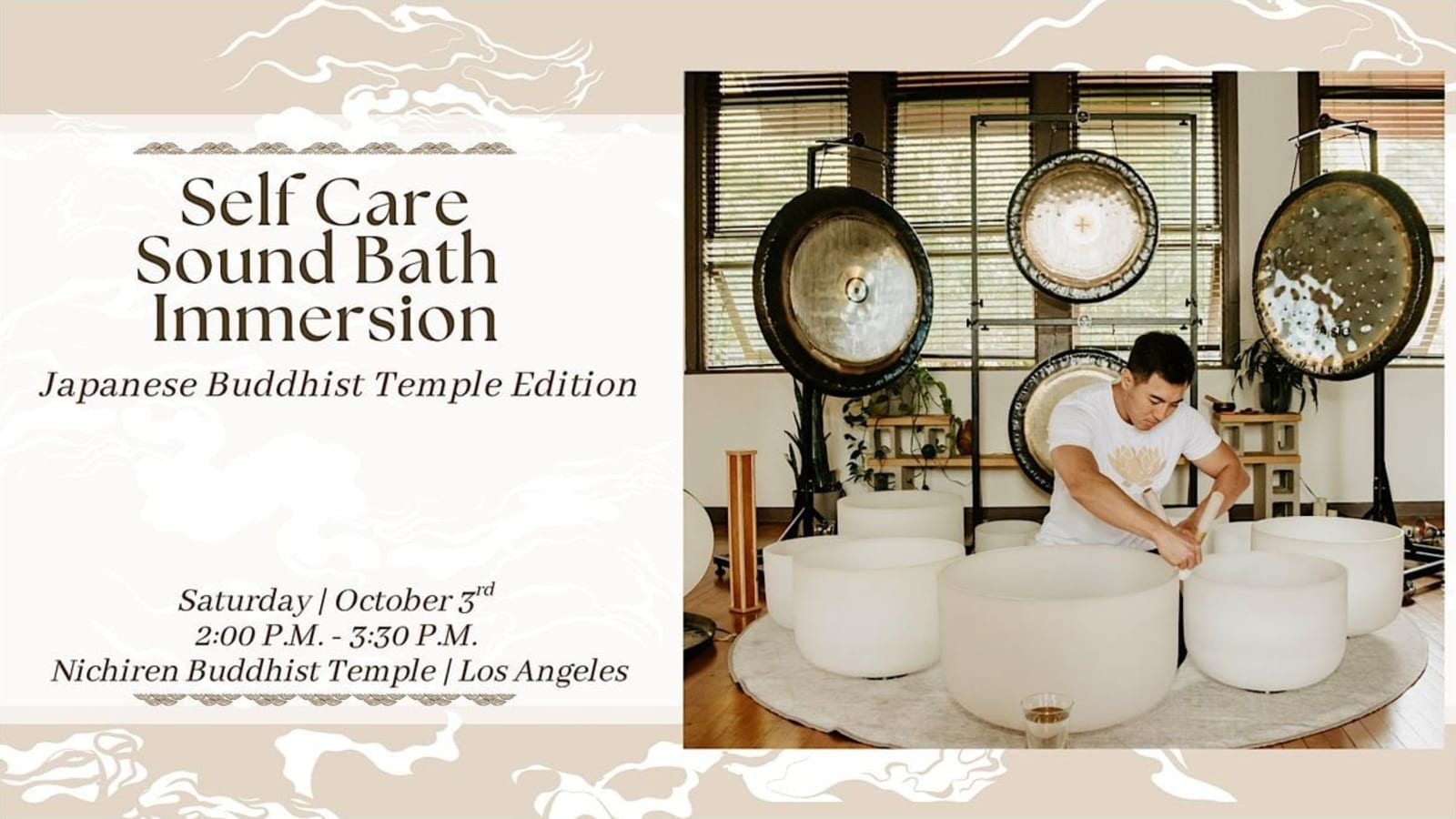 Self Care Sound Bath Immersion: Japanese Buddhist Temple Edition