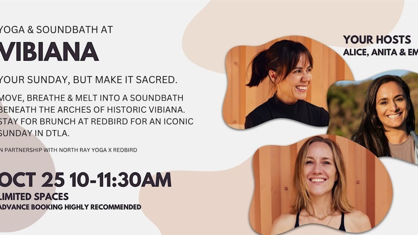 Sunday Reset at Vibiana: Yoga & Soundbath