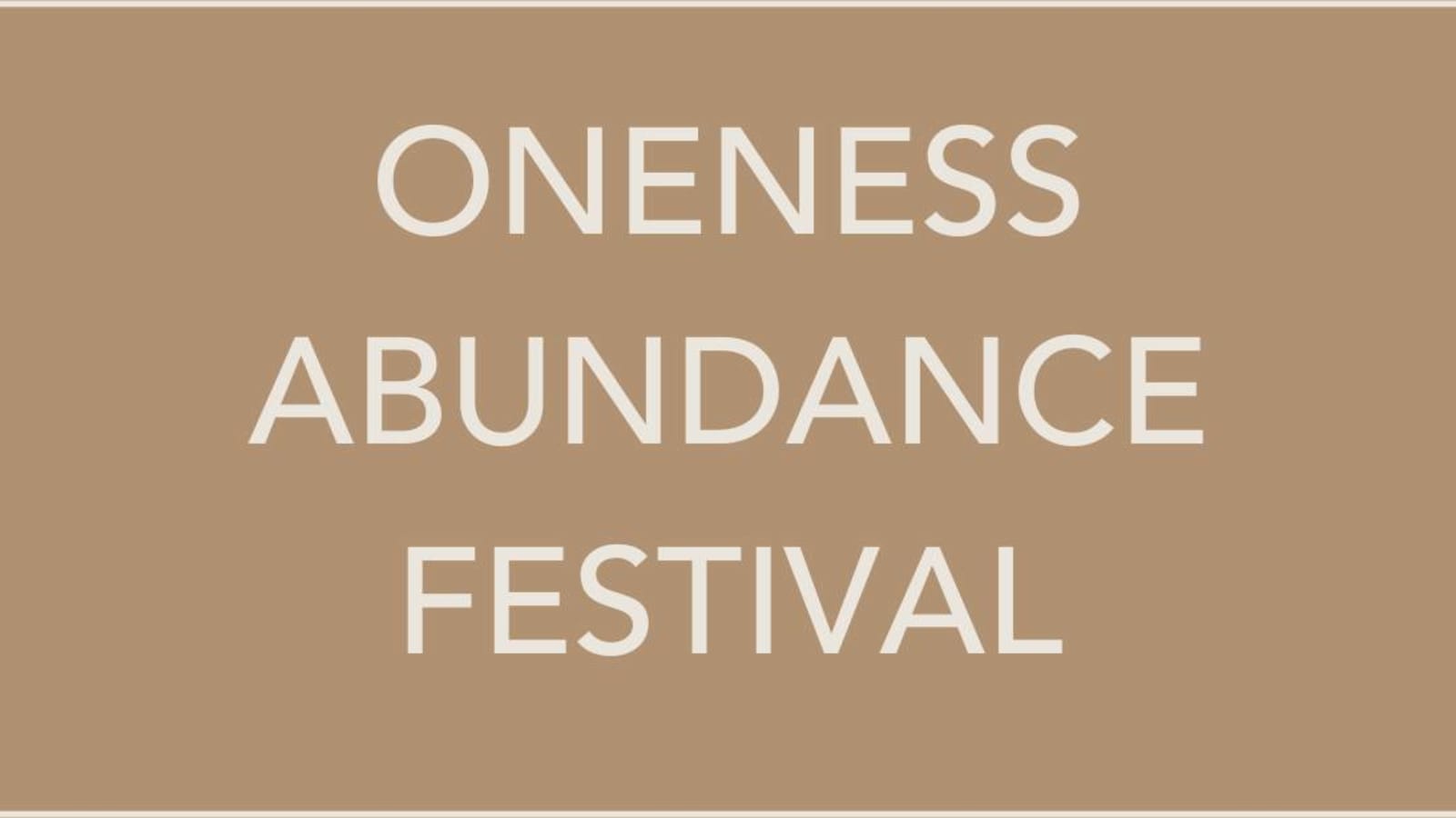 Oneness Abundance Festival Mumbai