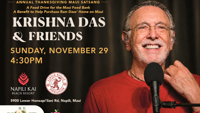 Maui, HI: Krishna Das & Friends Thanksgiving Sunday Maui Satsang / Kirtan 2026