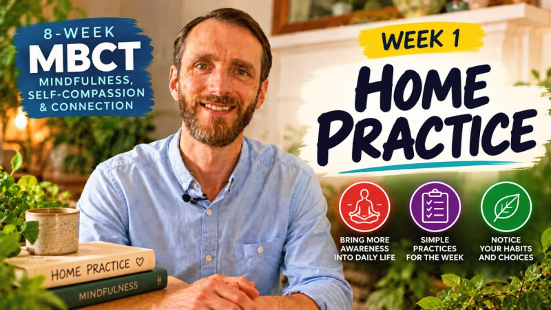 Stepping Out of Autopilot: A Week One MBCT Practice Guide