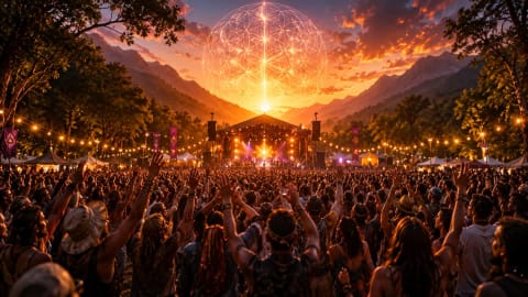 Forest ecstatic dance