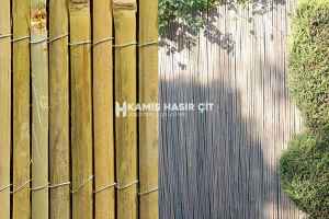 Tel Örgü Üzerine Kamış Çit Nasıl Yapılır? 