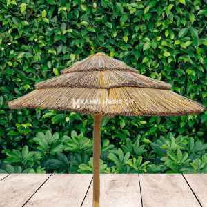 Bahçe Dekorasyon Önerileri: Saz Çatı, Hasır Şemsiye, Bambu Çit ve Kargı Çatılarla Doğal ve Şık Mekanlar