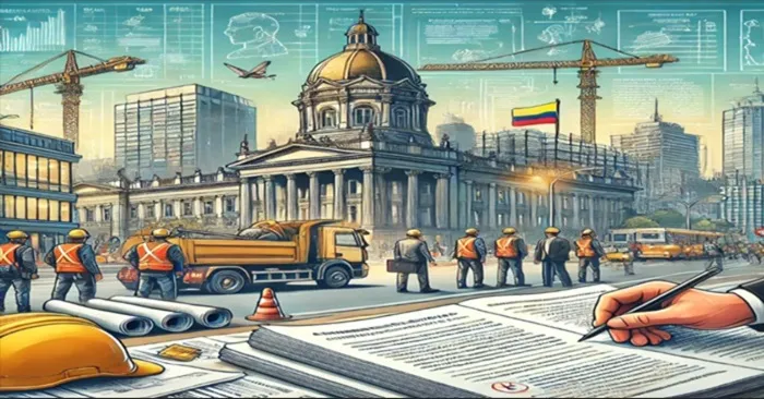 Infografía sobre las principales normas de construcción en Colombia y su importancia en proyectos de ingeniería
